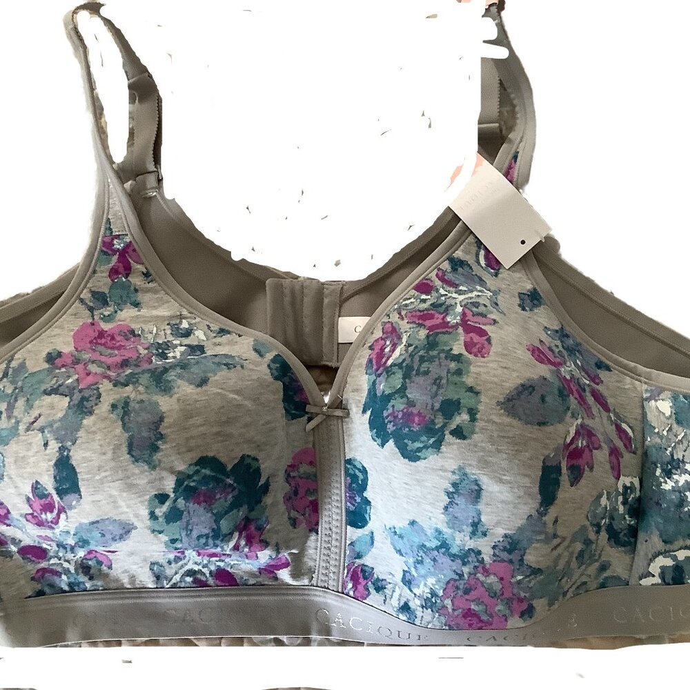 NWT Cacique Floral Bra Size: 54B